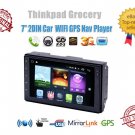 7" 2DIN Car MP5 Player Android Touch Screen HD Stereo Radio+Cam GPS WIFI BT OBD2