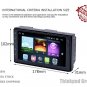 7" 2DIN Car MP5 Player Android Touch Screen HD Stereo Radio+Cam GPS WIFI BT OBD2