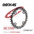 Deckas Narrow Wide Chainring 96BCD Round Oval 32T/34T/36T/38T fr 8/9/10/11 Speed