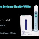 Philips Sonicare HealthyWhite Toothbrush HX6710 +UV Sanitizer Charger HX6160