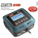 AUTHORIZED Skyrc D100 AC/DC Dual Balance Charger/Discharger 2x100 Watt SK-100089