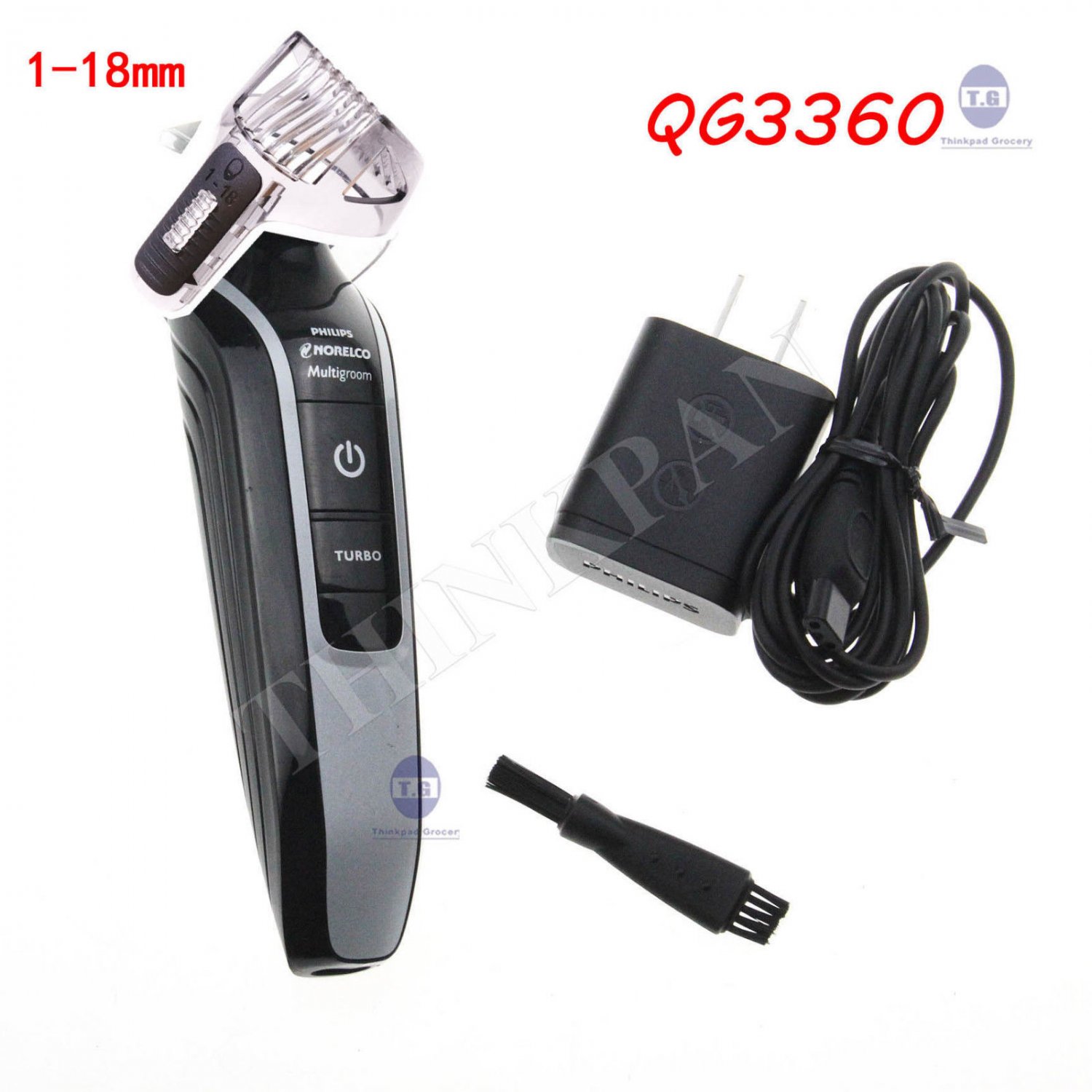 Philips Norelco QG3360 Multigroom Plus clipper beard 1-18MM Trimmer
