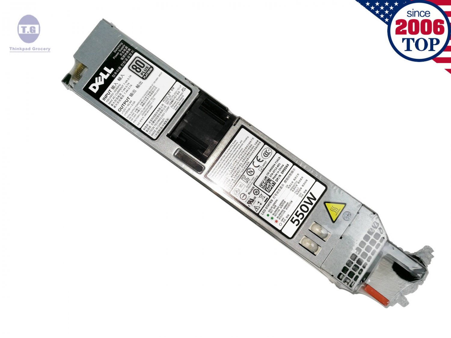 New Dell&Acirc;&nbsp;PowerEdge R320 R420 Server Power Supply 550W 80 HOT PLUG M95X4 RYMG6