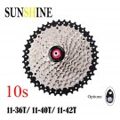 SUNSHINE 10 Speed 11-36T/40T/42T Cassette Flywheels Sprockets for Shimano SRAM