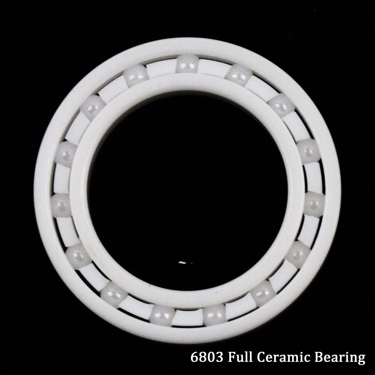 6803 Full Ceramic Bearing 17x26x5 Cartridge Hub Ball Open Self ...