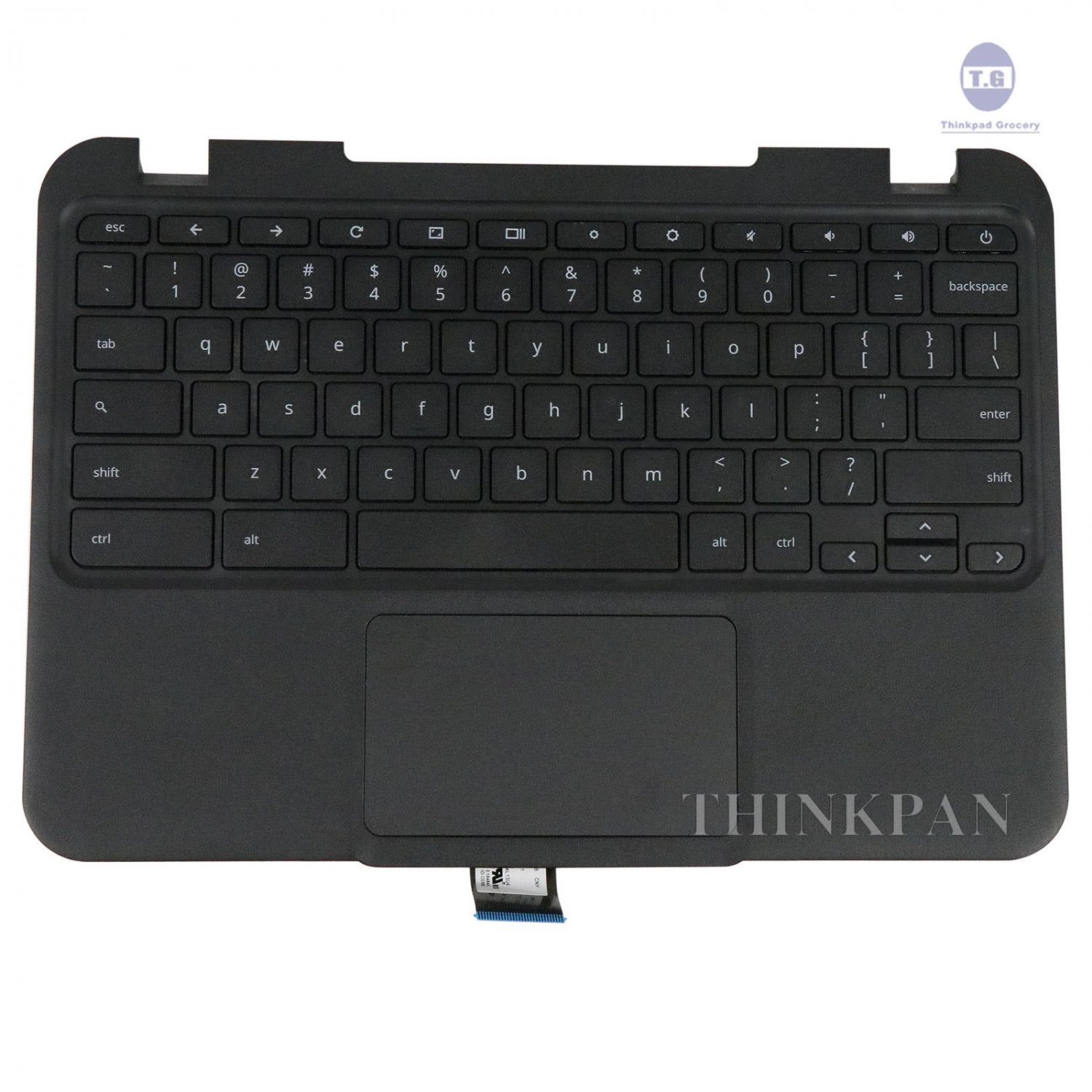 Lenovo Chromebook N21 Upper Palmrest Case W Keyboard & Touchpad