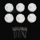 6 GM GMC stepper motor speedometer gauge repair kit instrument cluster, 10 bulbs