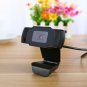USB 2.0 A870 RQ12 HD 12.0MP Webcam with Built-in Microphone for PC Desktop Black