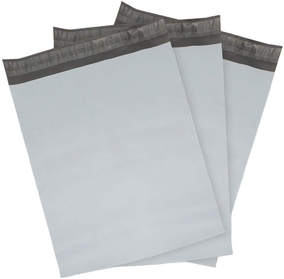 Product Poly Mailers Envelopes Shipping Bags Self Sealing,100 Bags 10" x 13" inches,2.5 Mil (White)
