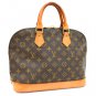 Auth LOUIS VUITTON Monogram Alma M51130 Hand Bag Brown Canvas LV AD21034