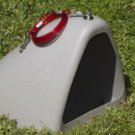 Grey DogEden 60a Anchor series underground dog house ecofriendly doghouse under ground eco-friendly
