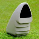 Grey DogEden 60k kennel series underground ecofriendly doghouse under ground eco-friendly dog house