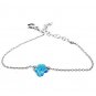 Hamsa Hand Bracelet Evil Eye Jewelry Turkish Jewelry 925 Sterling Silver Chain