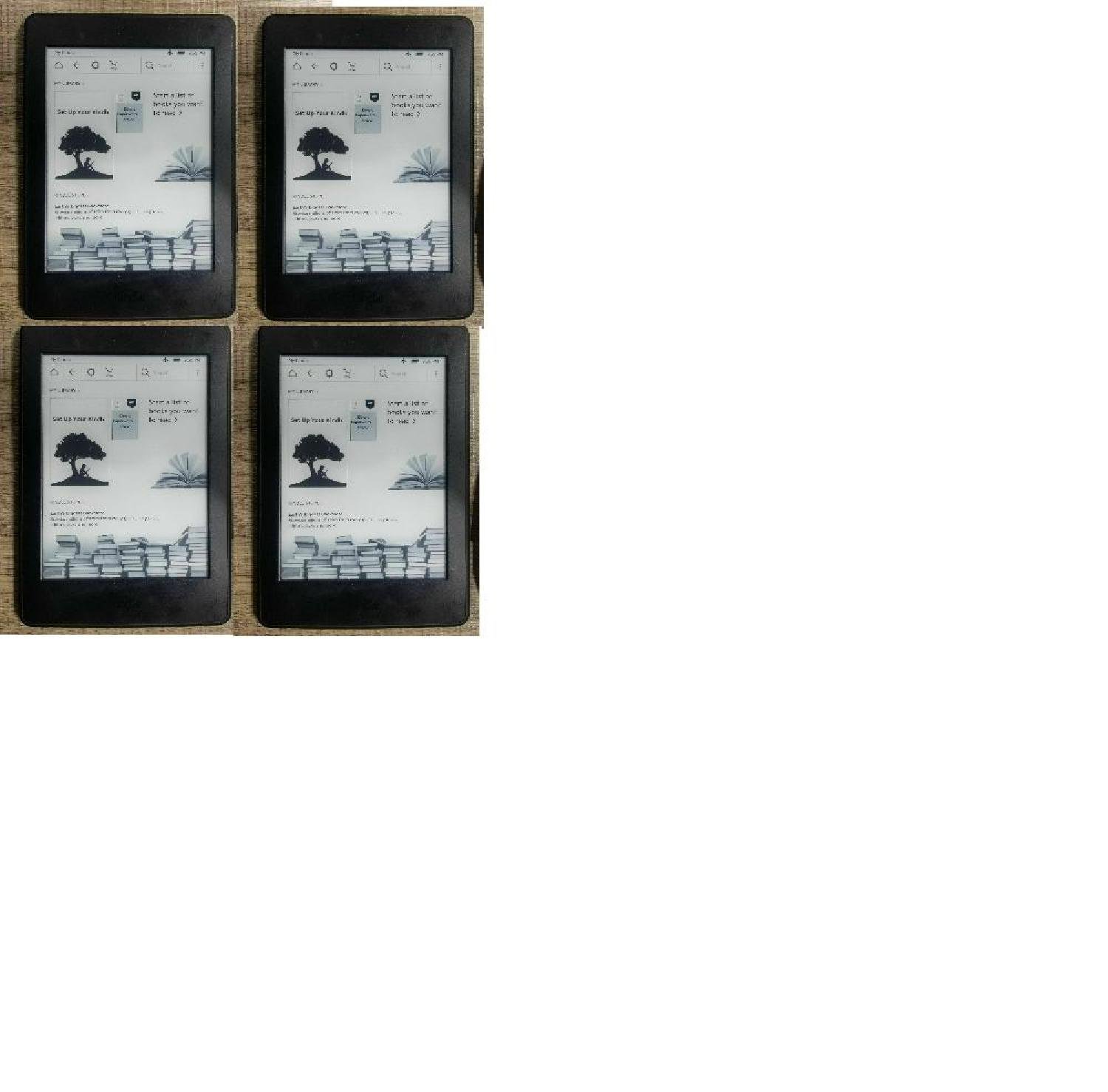 4 used units Amazon Kindle Paperwhite 3rd (7th Generation)