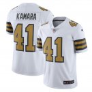 Size XXL Men's Alvin Kamara #41 New Orleans Saints Color Rush Limited Player Jersey White
