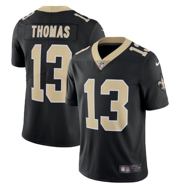 Size S Men's Michael Thomas #13 New Orleans Saints Limited Player Jersey Black