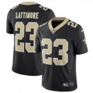 Size L Men's Marshon Lattimore #23 New Orleans Saints Limited Player Jersey Black
