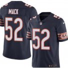 Size L Men's Khalil Mack #52 Chicago Bears Limited Player Jersey Navy