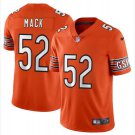 Size L Men's Khalil Mack #52 Chicago Bears Limited Player Jersey Orange