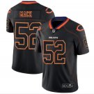 Size S Men's Khalil Mack #52 Chicago Bears Limited Player Jersey Black Shadow
