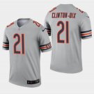 Men's Ha Ha Clinton-Dix #21 Bears Inverted Legend Limited Player Jersey Silver