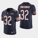 Men's David Montgomery #32 Bears 100th Season Retired Limited Player Jersey Navy