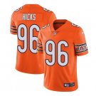 Men's Akiem Hicks #96 Bears Rush Limited Jersey Orange