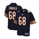 Men's James Daniel #68 Chicago Bears Pro Line Team Player Jersey Navy