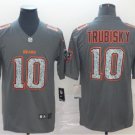 Men's Mitchell Trubisky #10 Bears Static Limited Player Jersey Gray