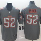 Men's Khalil Mack #52 Bears Static Limited Player Jersey Gray