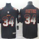 Men's Walter Payton #34 Bears 2019 Limited Player Jersey Black Smoke Fashion
