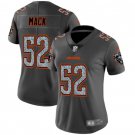 Women's Khalil Mack #52 Bears Static Limited Player Jersey Gray