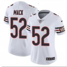 Women's Khalil Mack #52 Bears Limited Player Jersey White