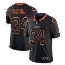 Men's Walter Payton #34 Bears Limited Jersey Black Shadow