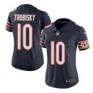 Women's Mitchell Trubisky #10 Bears Limited Player Jersey Navy