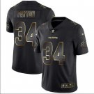 Men's Walter Payton #34 Bears Limited Player Jersey Black Gold Edition