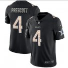 Men's Dak Prescott #4 Cowboys Limited Player Jersey Black Hyphenation
