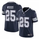 Men's Xavier Woods #25 Cowboys Limited Player Jersey Navy