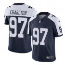 Men's Taco Charlton #97 Cowboys Vapor Limited Player Jersey Navy