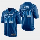 Men's Zack Martin #70 Cowboys NFC 2019 Pro Bowl Game Player Jersey Blue