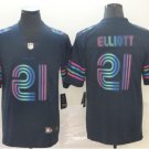 Men's Ezekiel Elliott #21 Cowboys City Edition Limited Player Jersey Navy