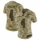 Women's Dak Prescott #4 Cowboys Salute to Service Limited Player Jersey Camo