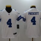 Youth Dak Prescott #4 Cowboys Limited Player Jersey White