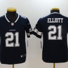 Youth Ezekiel Elliott #21 Cowboys Limited Player Jersey Navy