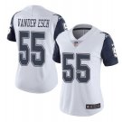 Women's Leighton Vander Esch #55 Cowboys Color Rush Limited Player Jersey White