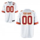 Custom Men's Chiefs Limited Jersey White