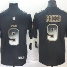Men's Drew Brees #9 Saints 2019 Limited Player Jersey Black Smoke Fashion