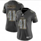 Women's Alvin Kamara #41 Saints Static Limited Player Jersey Gray