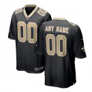 Custom Men's Saints Limited Jersey Black