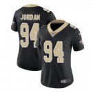 Women's Cameron Jordan #94 Saints Limited Player Jersey Black